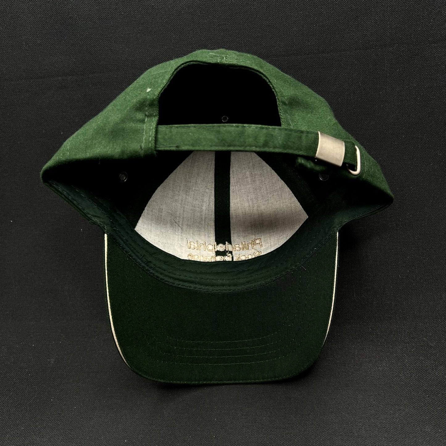 Vintage Philadelphia Stock Exchange Strapback Hat HeadShots by KC Caps Green