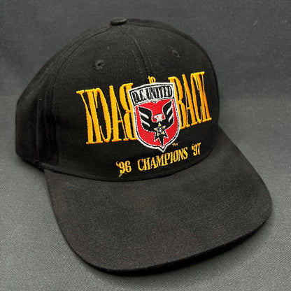 Vintage DC United Back to Back Champions 1996 1997 Snapback Hat MLS
