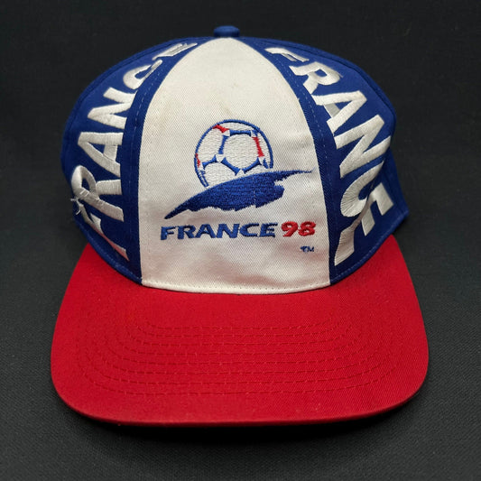 Vintage 1998 France World Cup Snapback Hat Soccer Coupe Du Monde