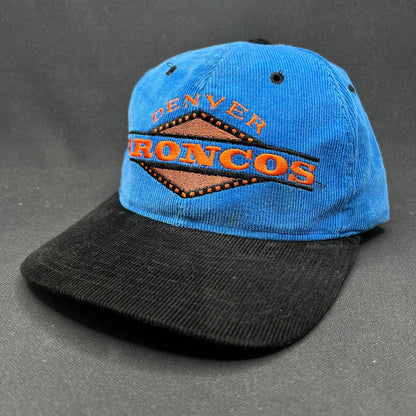Vintage Denver Broncos Starter Corduroy Strapback NFL Hat