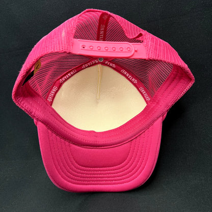 Shyanne Cowgirl State of Mind Pink Trucker Hat Western Snapback