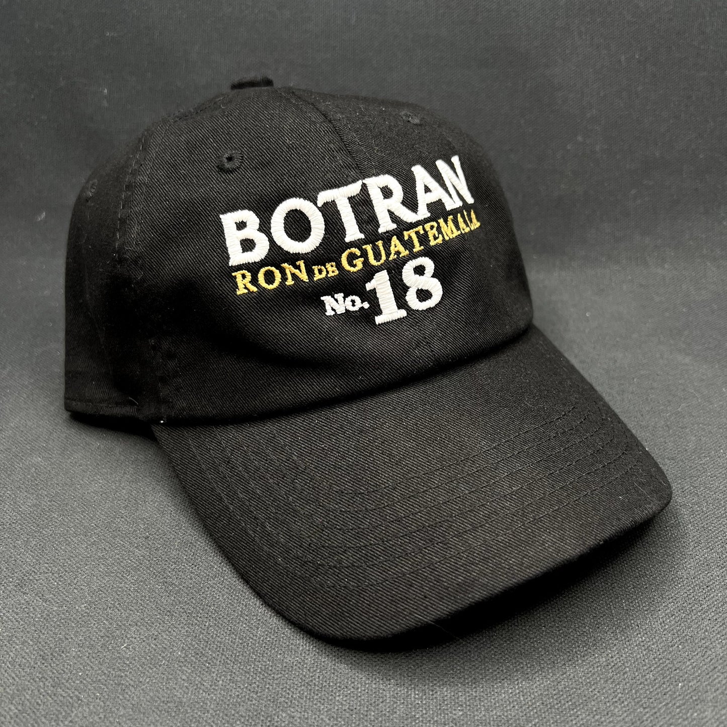 Botran Ron De Guatemala No 18 Strapback Hat Black Rum Distillery Cap