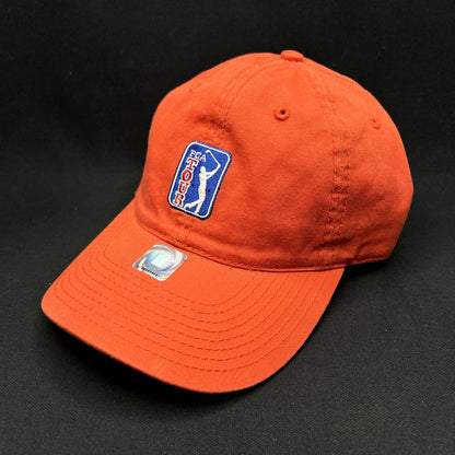 Vintage PGA Tour The Game Strapback Hat Red Golf Adjustable Official Licensed