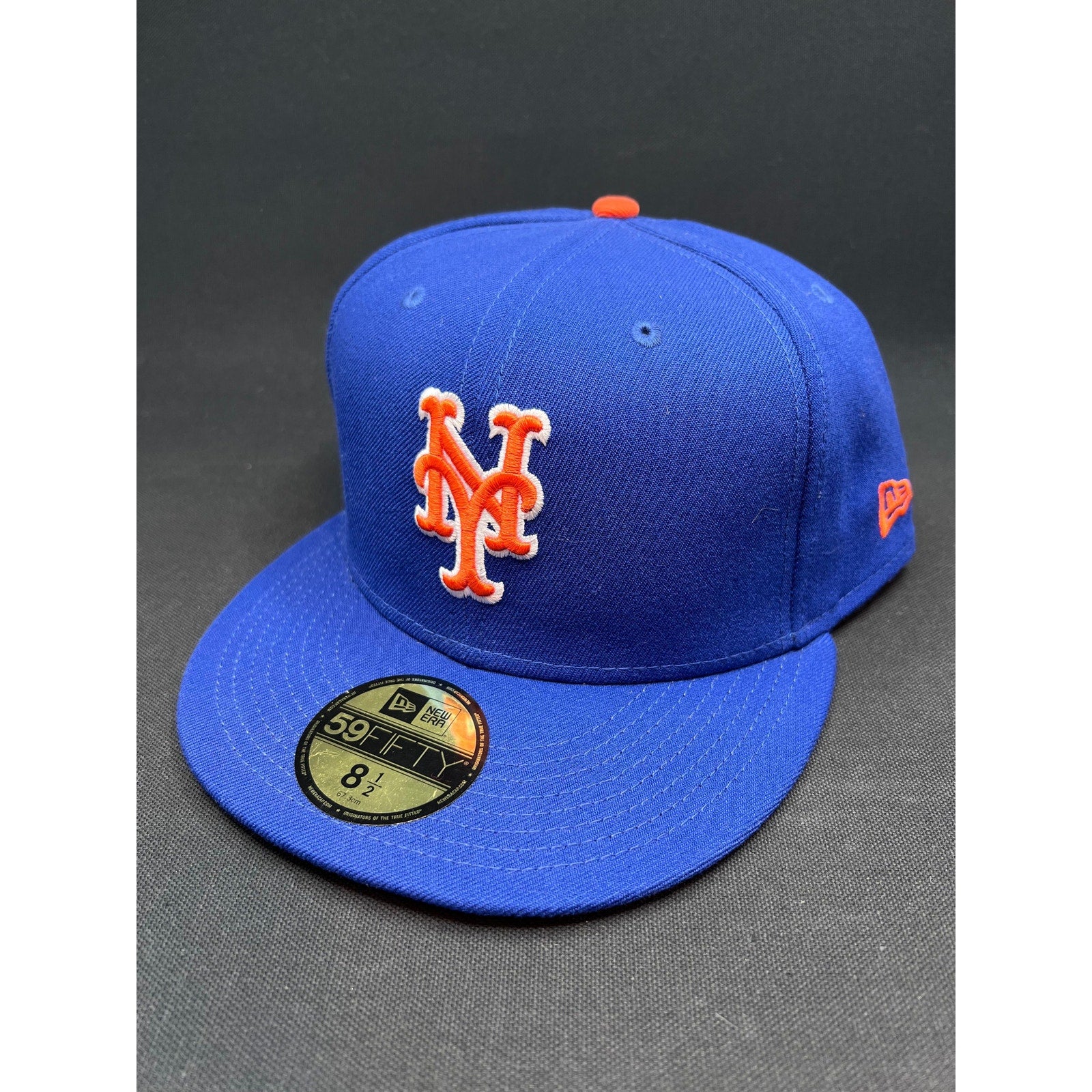 New Era 59FIFTY MLB Authentic On-Field New York Mets Hat – Size 8 1/2 – Royal Blue