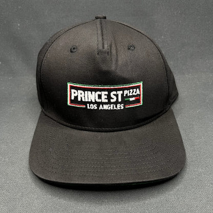 Prince St Pizza Los Angeles Snapback Hat Cobra Cap Black
