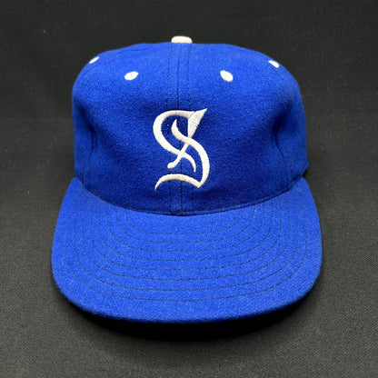 Santurce Cangrejeros Ebbets Field Flannels Strapback Hat Blue Made USAs