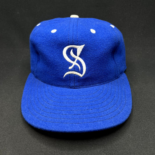 Santurce Cangrejeros Ebbets Field Flannels Strapback Hat Blue Made USAs