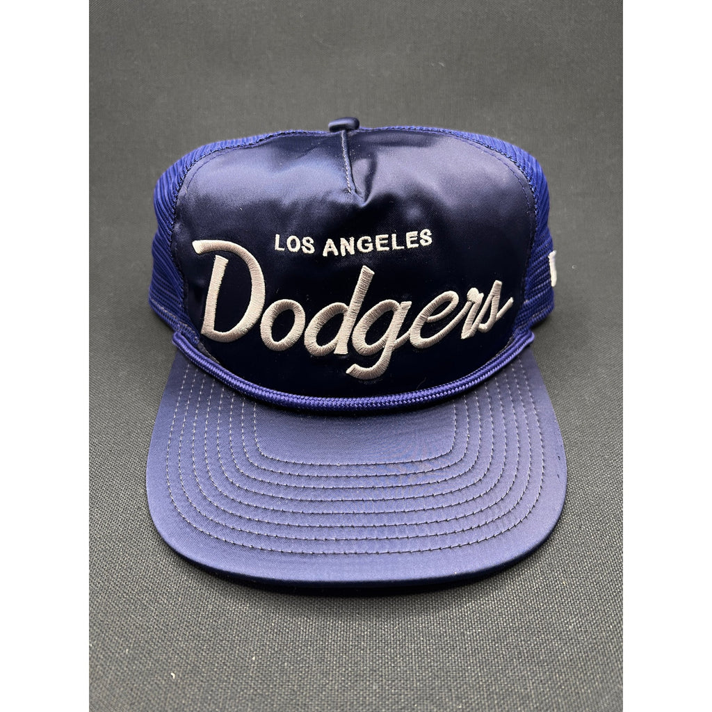 Los Angeles Dodgers Trucker Hat – New Era Mesh Snapback (Classic Satin Front Panel)
