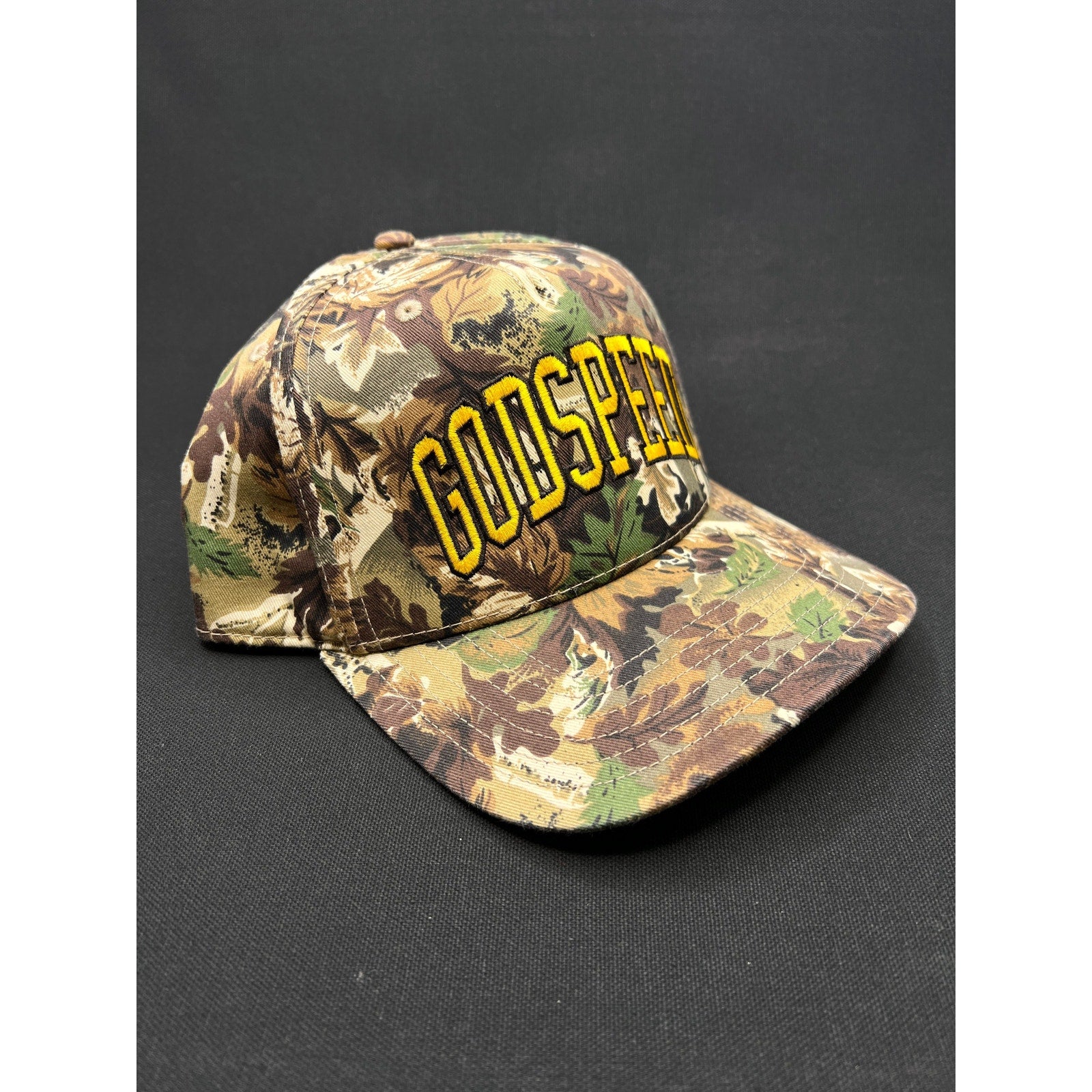 Zach Bryan “Godspeed” Camo Snapback Hat – Tour Merch (OTTO Cap)