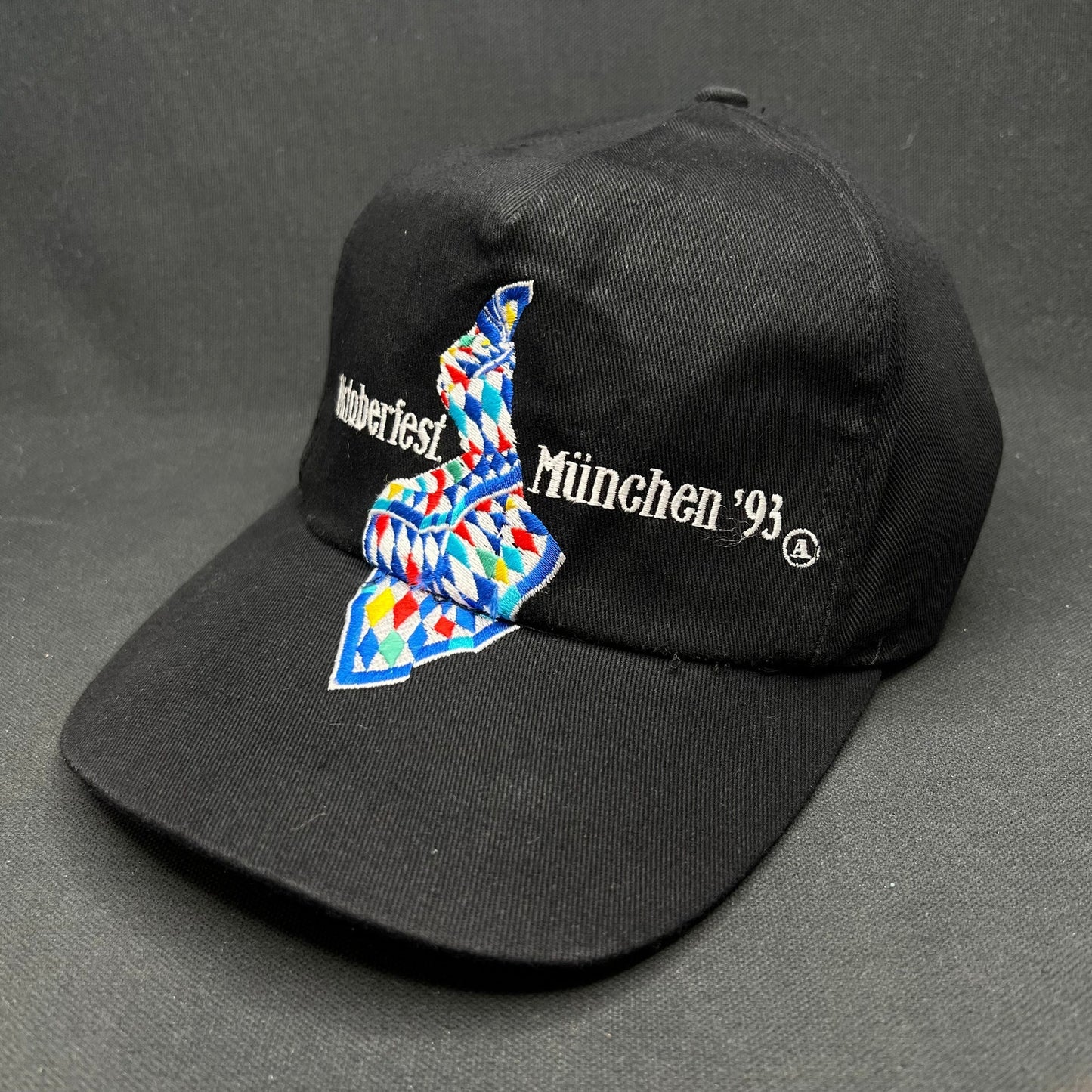 Vintage 1993 Oktoberfest Munich Hat Strapback Bavarian Germany Cap