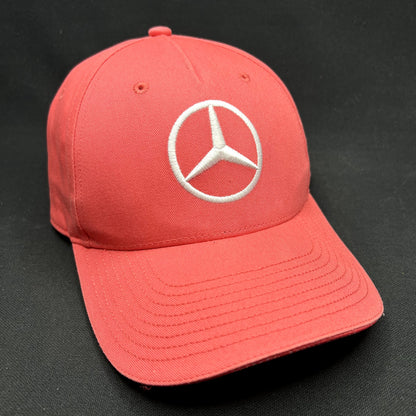 Mercedes AMG Petronas Monster Energy Strapback Hat Coral Pink
