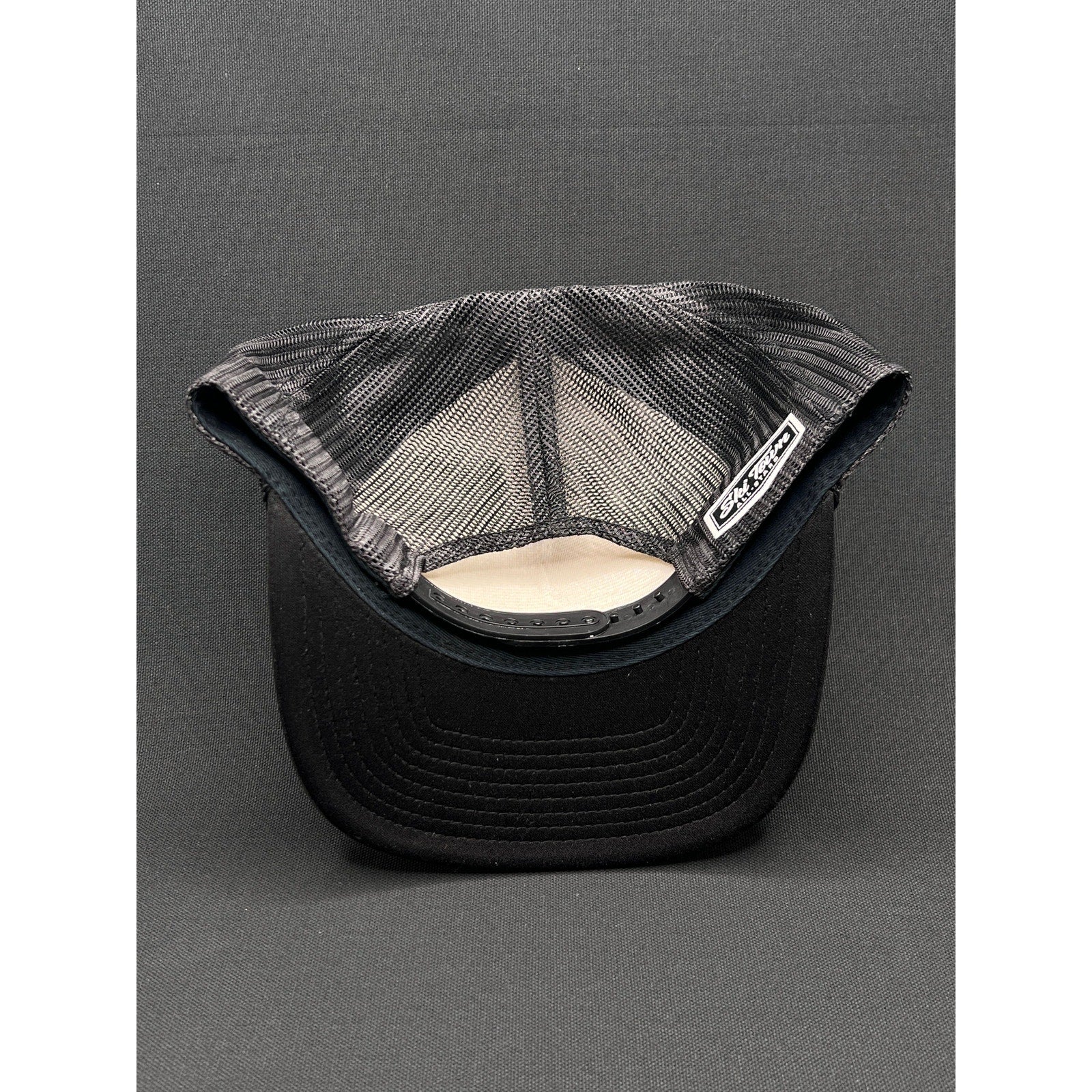 Vintage JAPOW Ski Town All-Stars Trucker Hat Black Mesh Snow Culture Cap