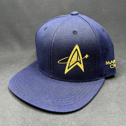 Rare Star Trek Cast & Crew Starfleet Academy Snapback Hat VTG