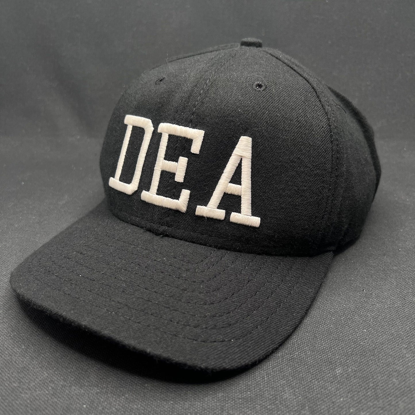 Vintage DEA New Era Strapback Hat Made USA Law Enforcement Cap