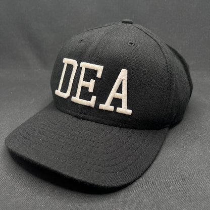 Vintage DEA New Era Strapback Hat Made USA Law Enforcement Cap