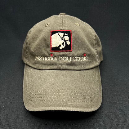 Memorial Day Classic race Tournament Strapback Hat Port Authority Khaki