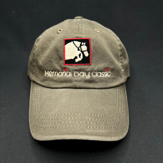 Memorial Day Classic race Tournament Strapback Hat Port Authority Khaki