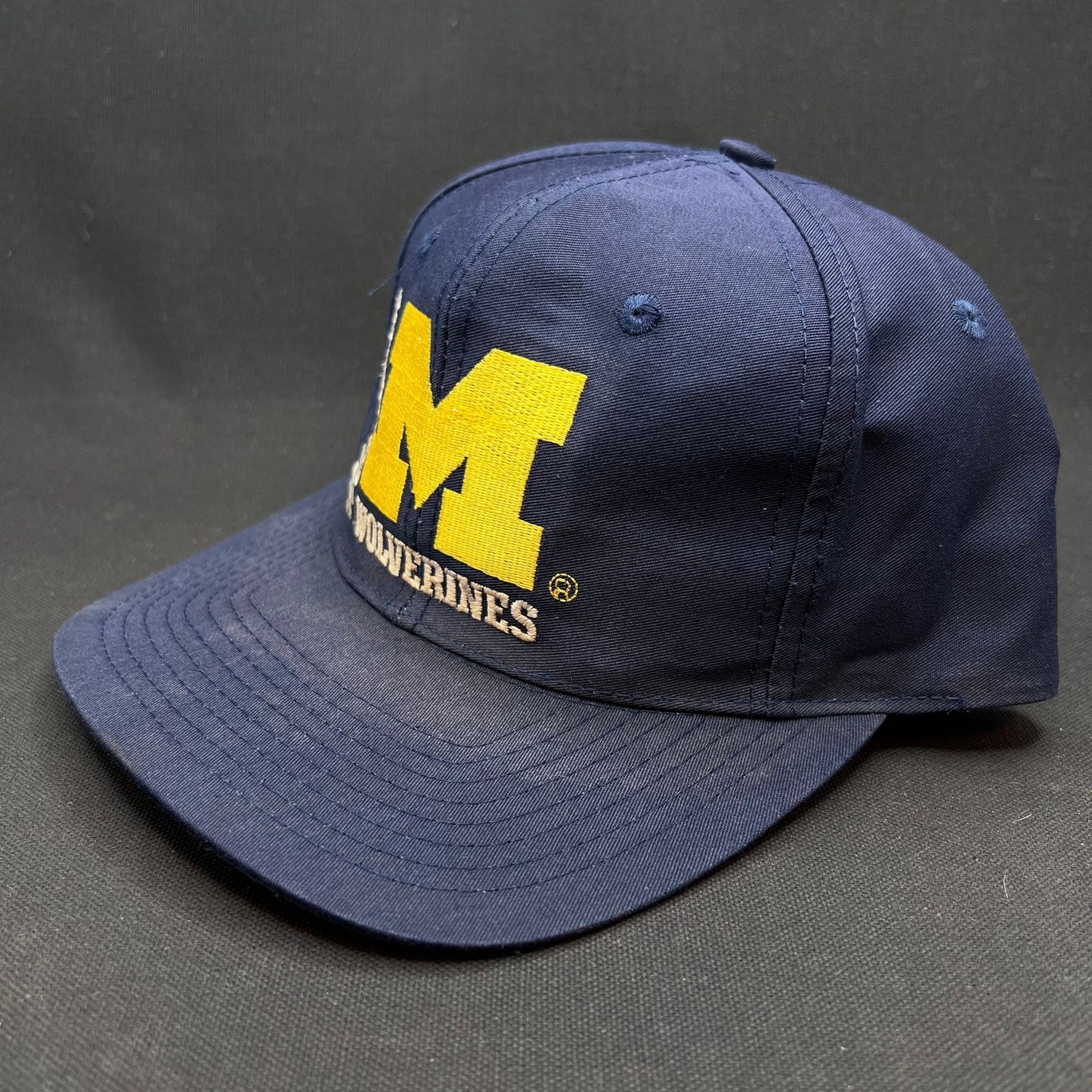 Vintage Michigan Wolverines Front Row NCAA Snapback Hat