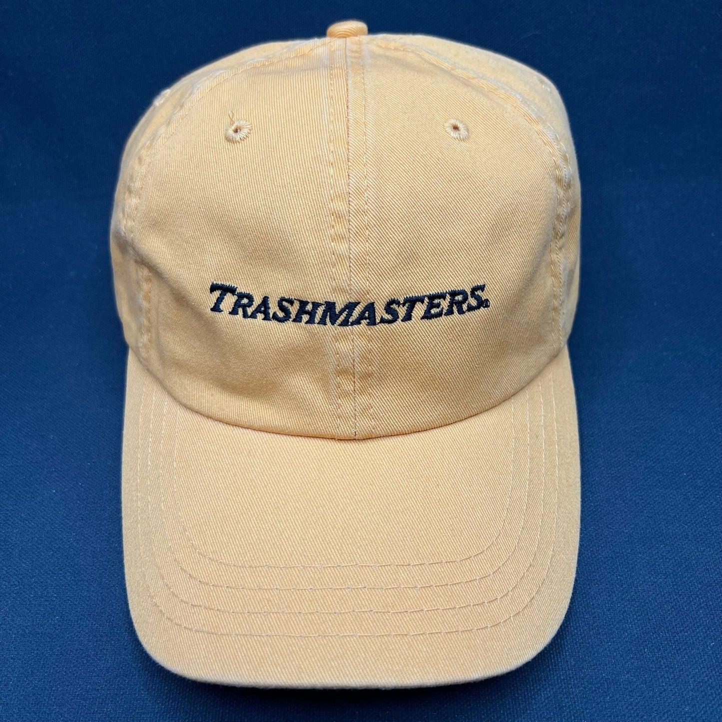 Trashmasters Strapback Hat Tan Golf Dad Cap American ADG Vintage
