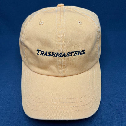 Trashmasters Strapback Hat Tan Golf Dad Cap American ADG Vintage