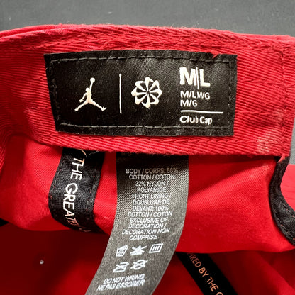 Nike Air Jordan Jumpman Red Strapback Club Cap Hat Golf