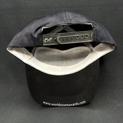 Vintage 2001 World Stunt Awards Snapback Hat Distressed Faded