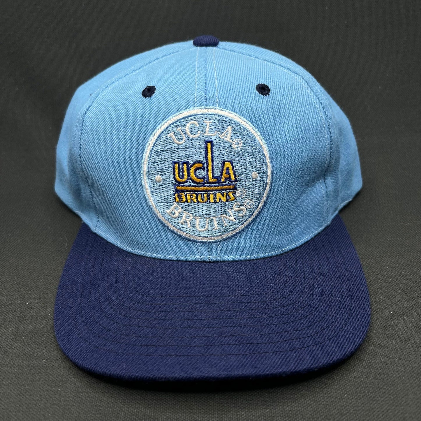 Vintage UCLA Bruins Snapback Hat AJD Blue NCAA Logo Cap