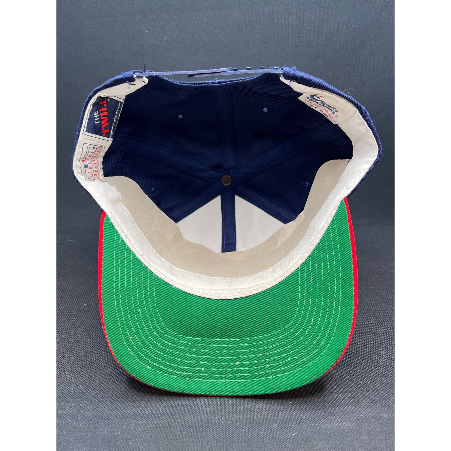 Vintage 90s Atlanta Braves Sports Specialties Script Hat The Twill Korea DS