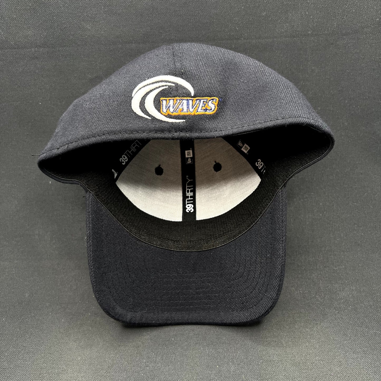 Pepperdine Waves New Era 39THIRTY Flex Fit Hat L/XL NCAA University Cap Navy