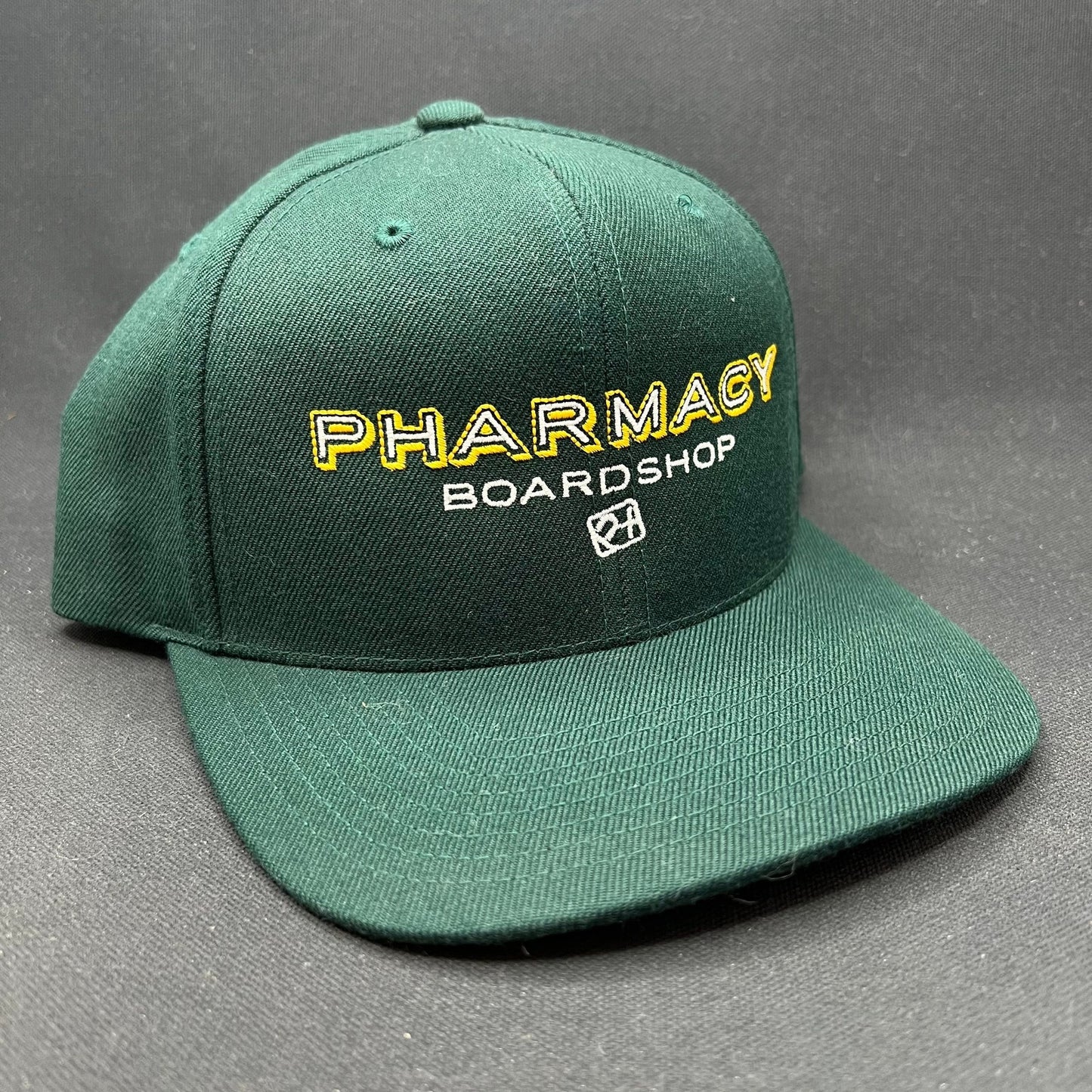 Pharmacy Boardshop Snapback Hat Yupoong Classics 90s Skate