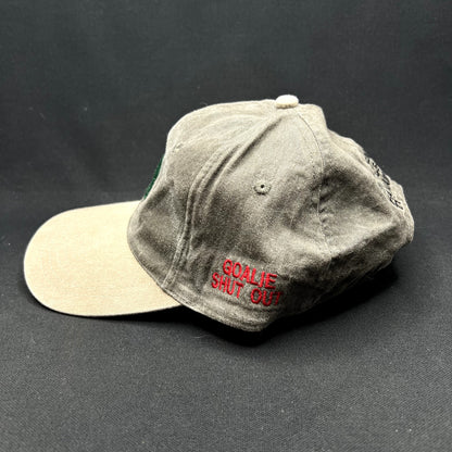 Vintage Aspen Fall Face Off Hockey Tournament Strapback Hat Goalie Shut Out Cap