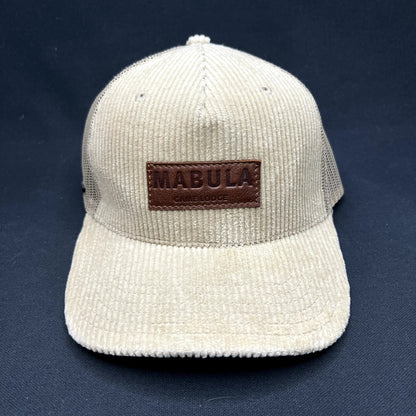 Mabula Game Lodge Corduroy Trucker Snapback Hat UFlex Safari Cap