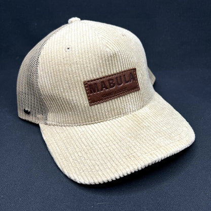 Mabula Game Lodge Corduroy Trucker Snapback Hat UFlex Safari Cap