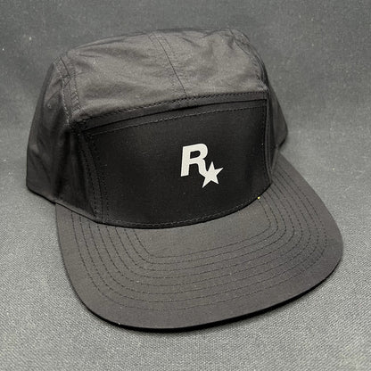 Rockstar Games Black Nylon Strapback Camp Hat Yupoong