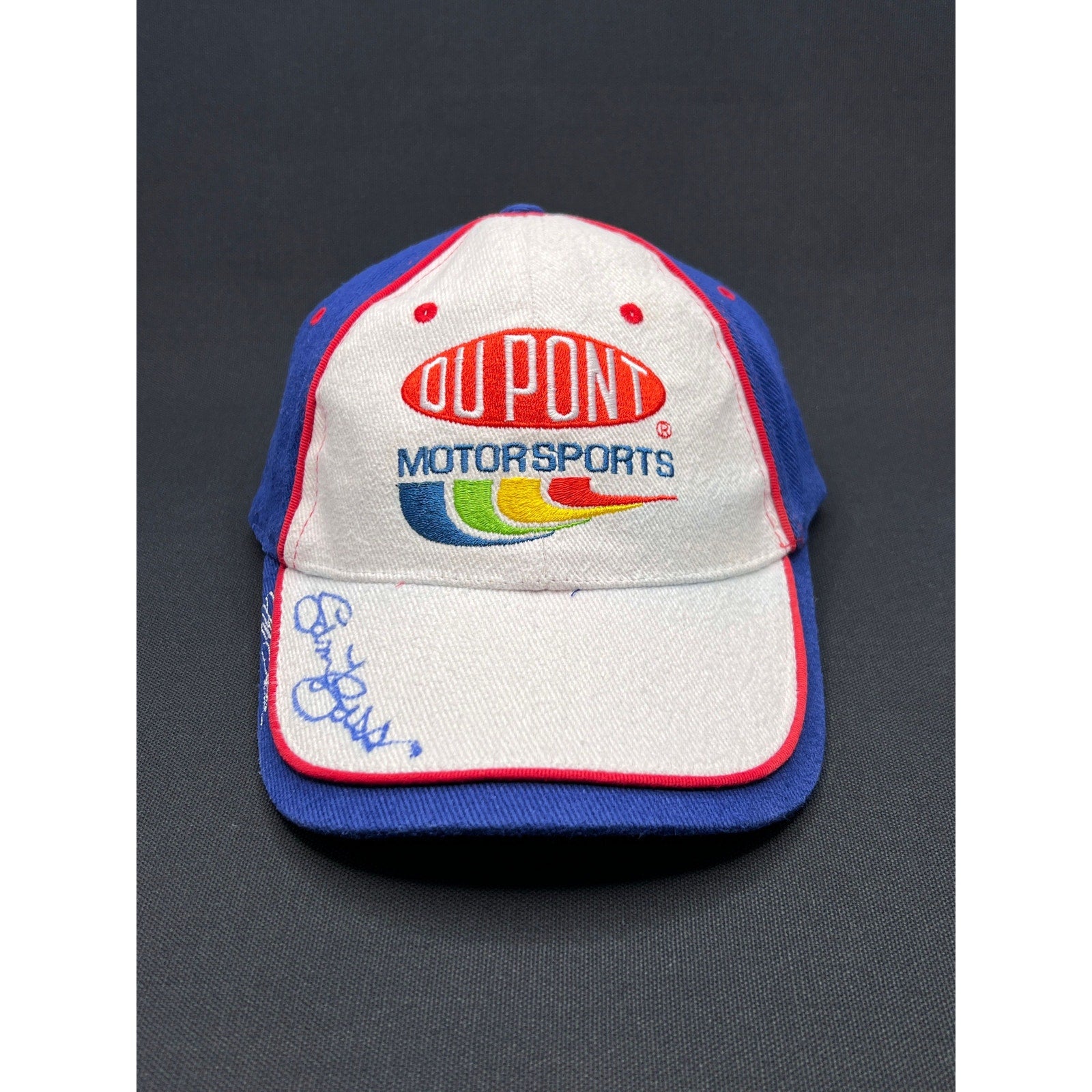 Vintage DuPont Motorsports #24 NASCAR Snapback Hat Chase Authentics