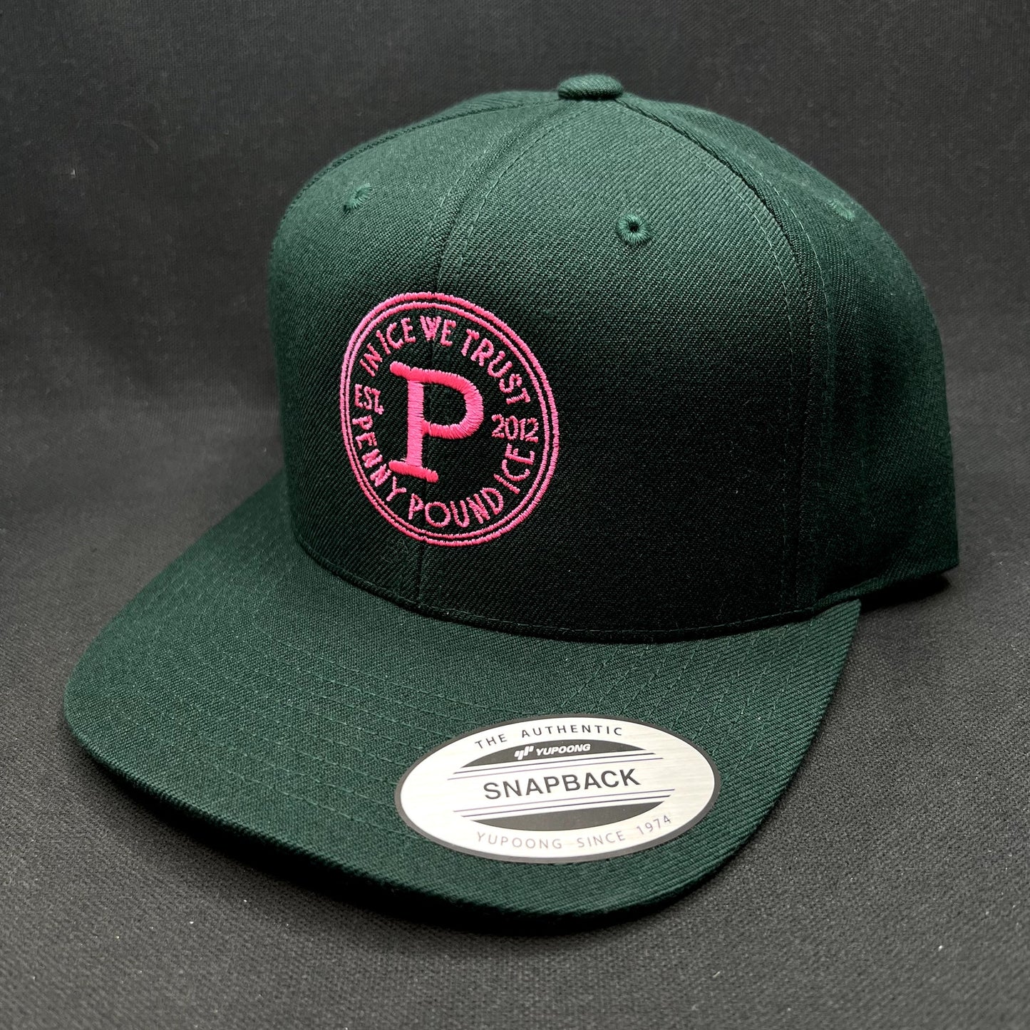 Penny Pound Ice In Ice We Trust Snapback Hat Yupoong Classics