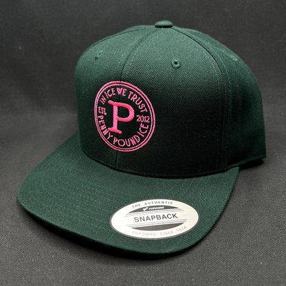 Penny Pound Ice In Ice We Trust Snapback Hat Yupoong Classics