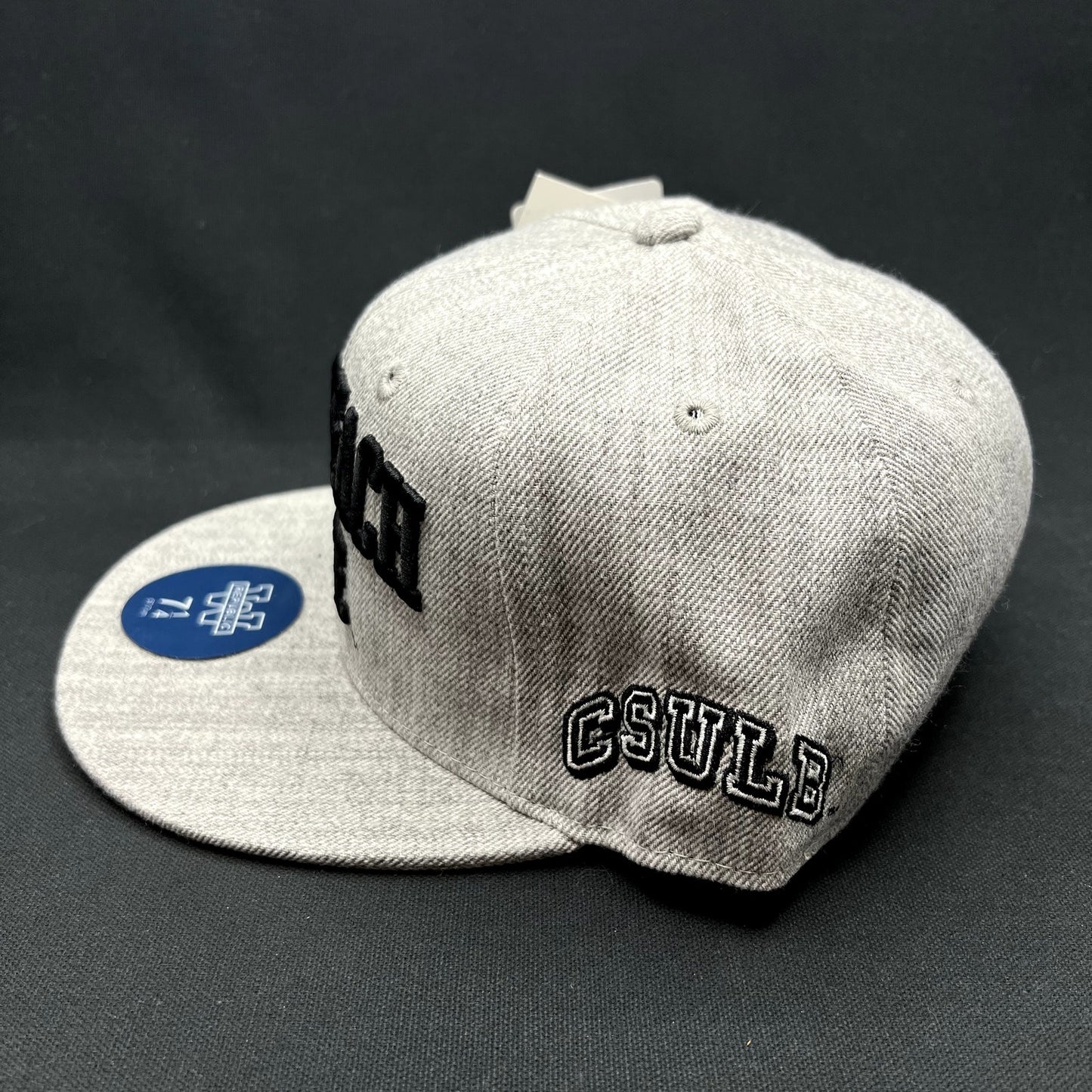 NWT Long Beach State 49ers Fitted Hat 7 1/4 Gray W Republic Cap