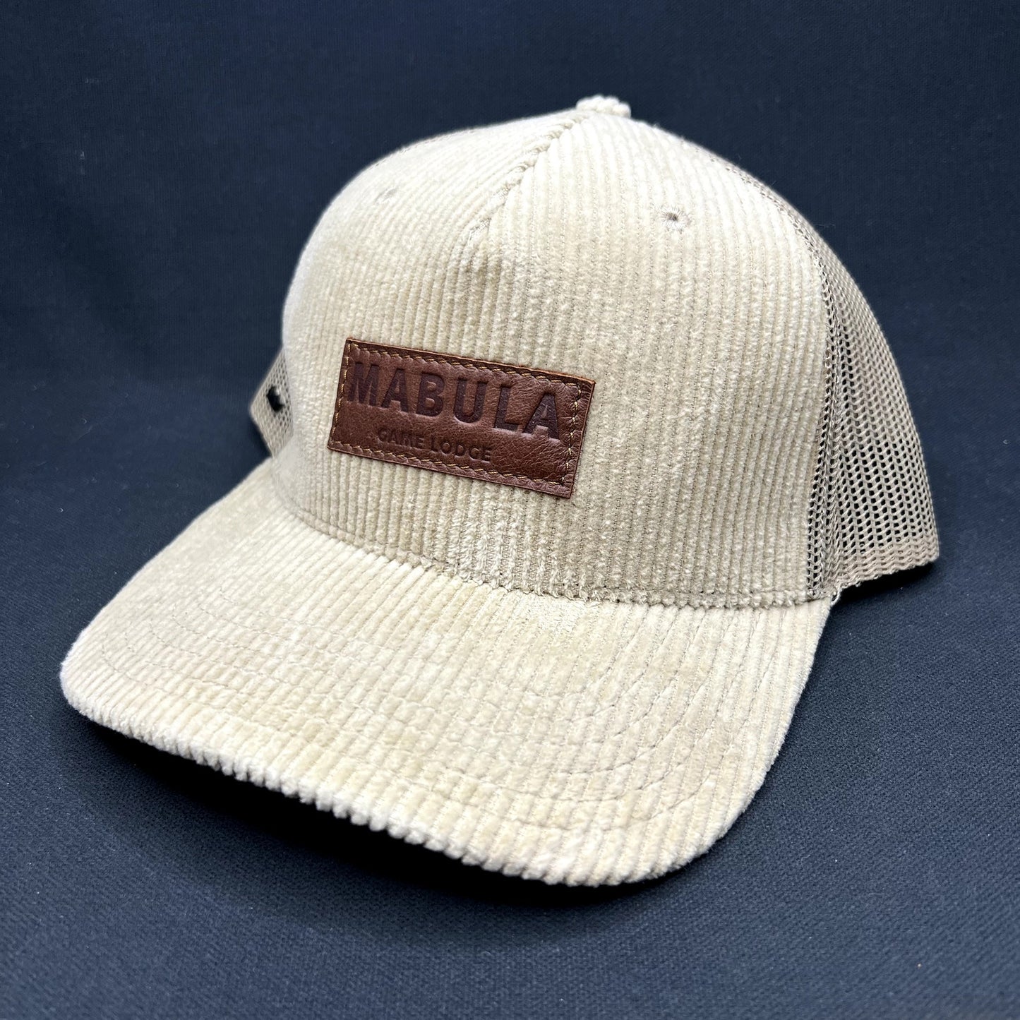 Mabula Game Lodge Corduroy Trucker Snapback Hat UFlex Safari Cap