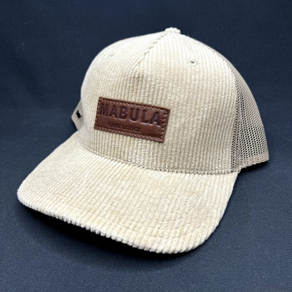 Mabula Game Lodge Corduroy Trucker Snapback Hat UFlex Safari Cap