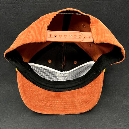 Mountain Rambler Brewing Corduroy Snapback Hat Retro Rope Cap