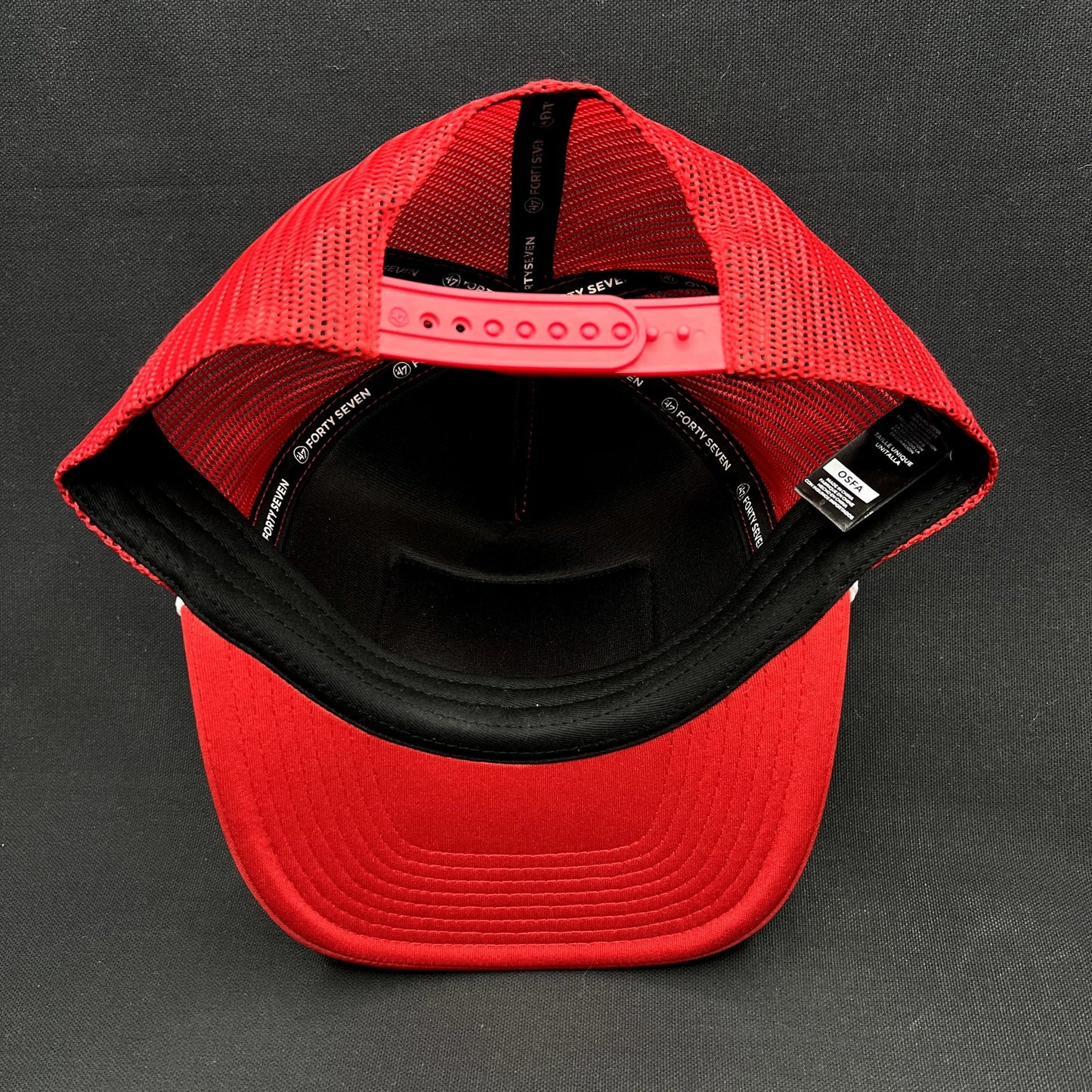 Wisconsin Badgers ’47 Brand Trucker Snapback Hat Red NCAA