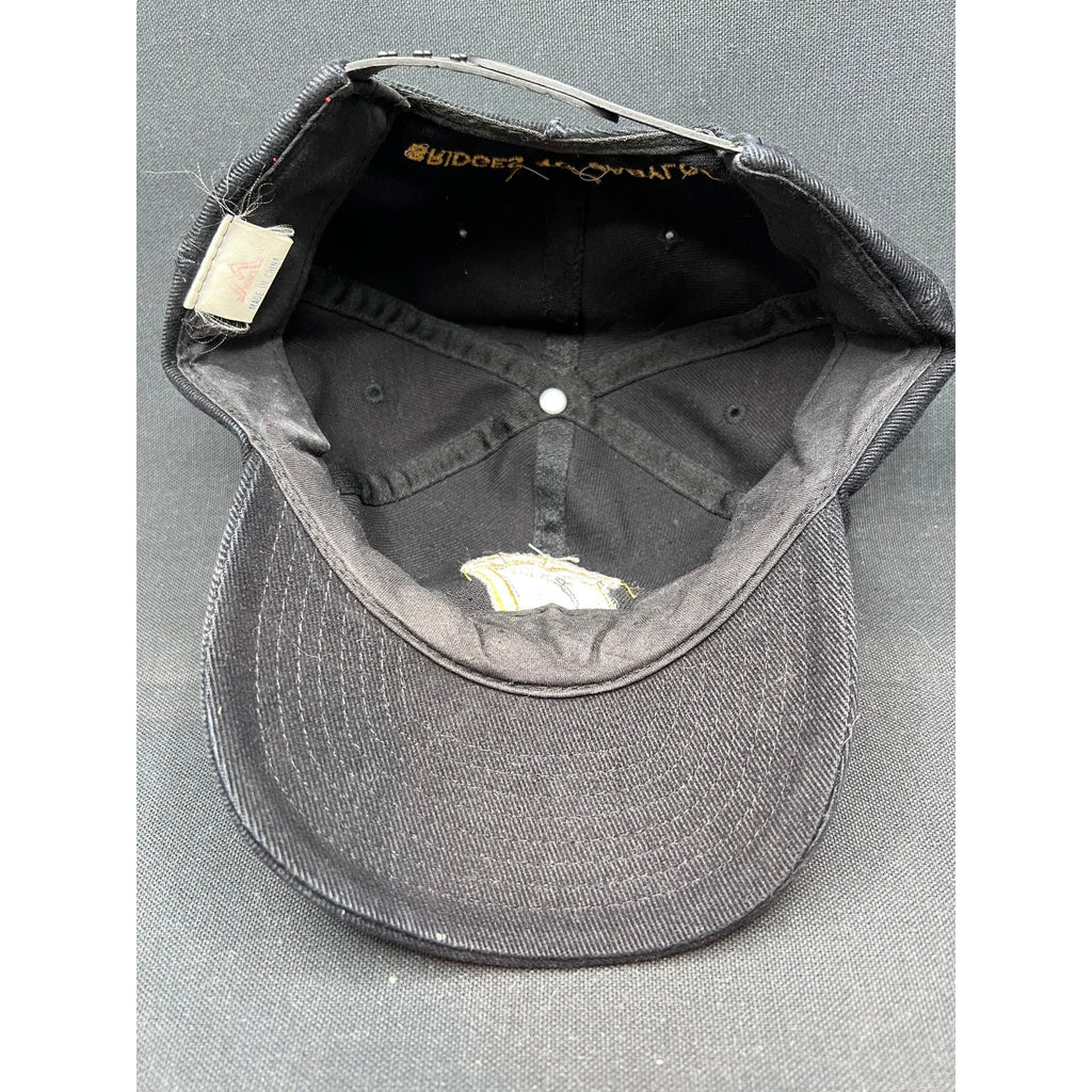 Vintage 1997 Rolling Stones Bridges to Babylon Tour Band Hat Black Snapback