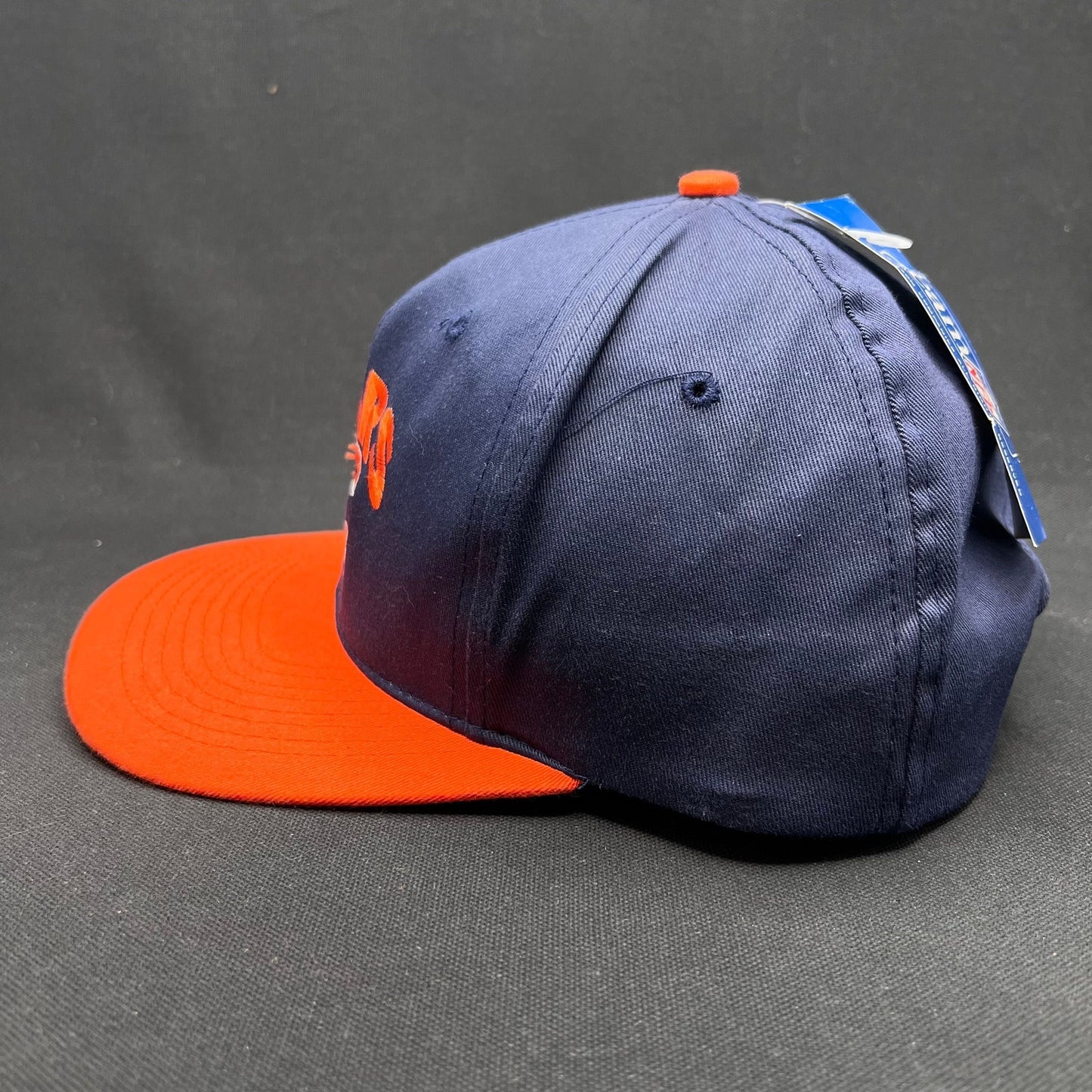 Vintage Chicago Bears Snapback Hat Navy Orange Drew Pearson NFL