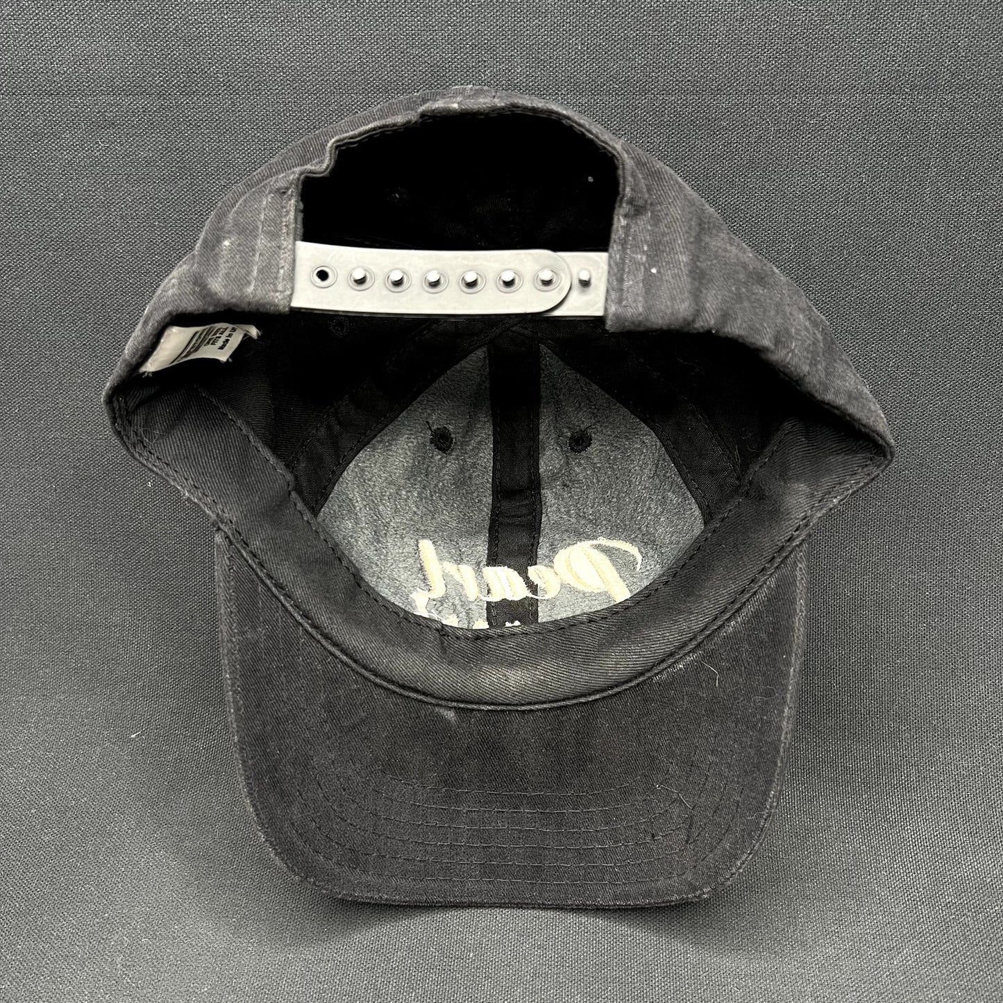 Vintage Pearl Vodka Snapback Hat Black USA Made Capstone Promo