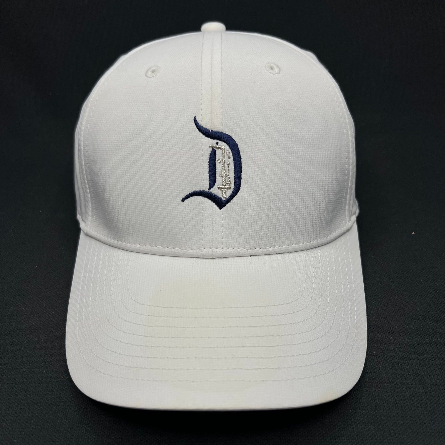 Disney Nike Legacy 91 Hat White D Logo Mickey Swoosh Cap