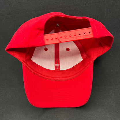 Edmiston Yachting Monaco Red Snapback Hat Luxury Yacht Crew Cap