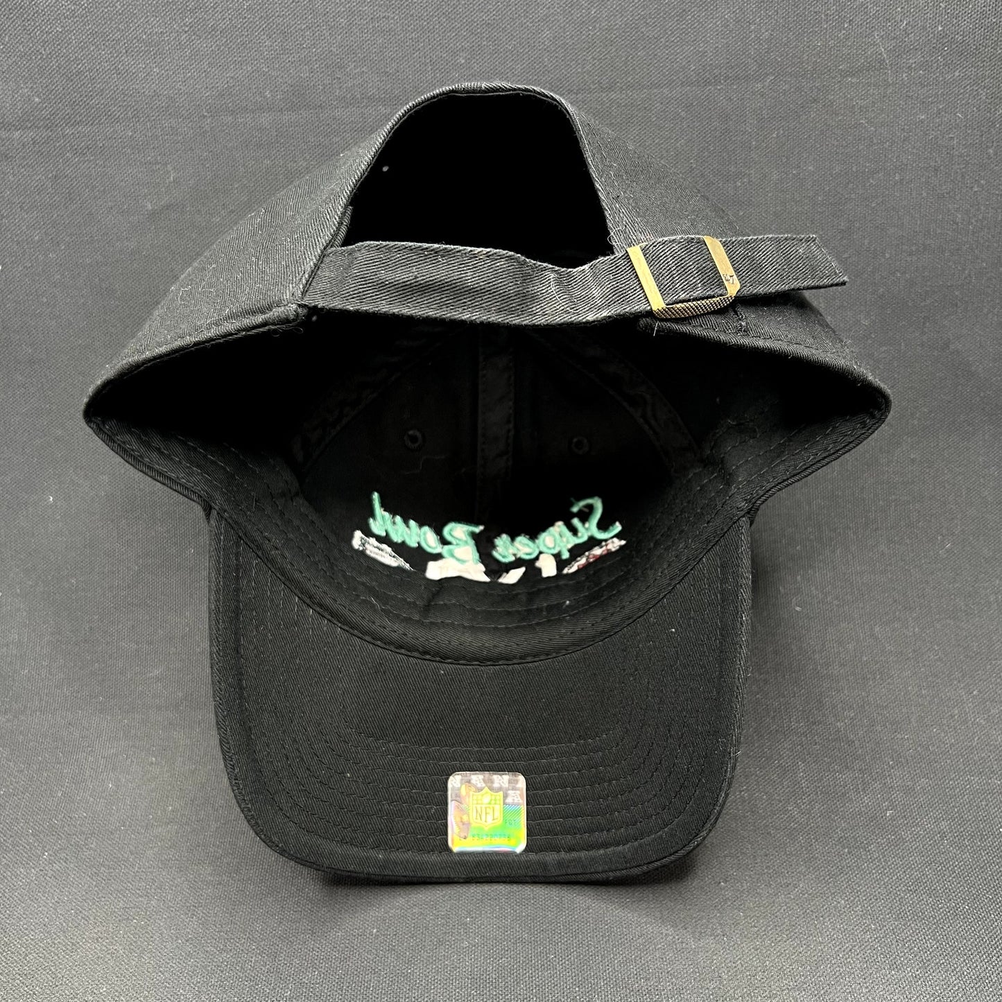 Super Bowl LVII Chiefs vs Eagles Glendale AZ ’47 Clean Up Strapback Hat NWT