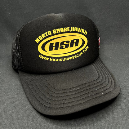 HSA North Shore Hawaii High Surf Rescue Trucker Snapback Hat