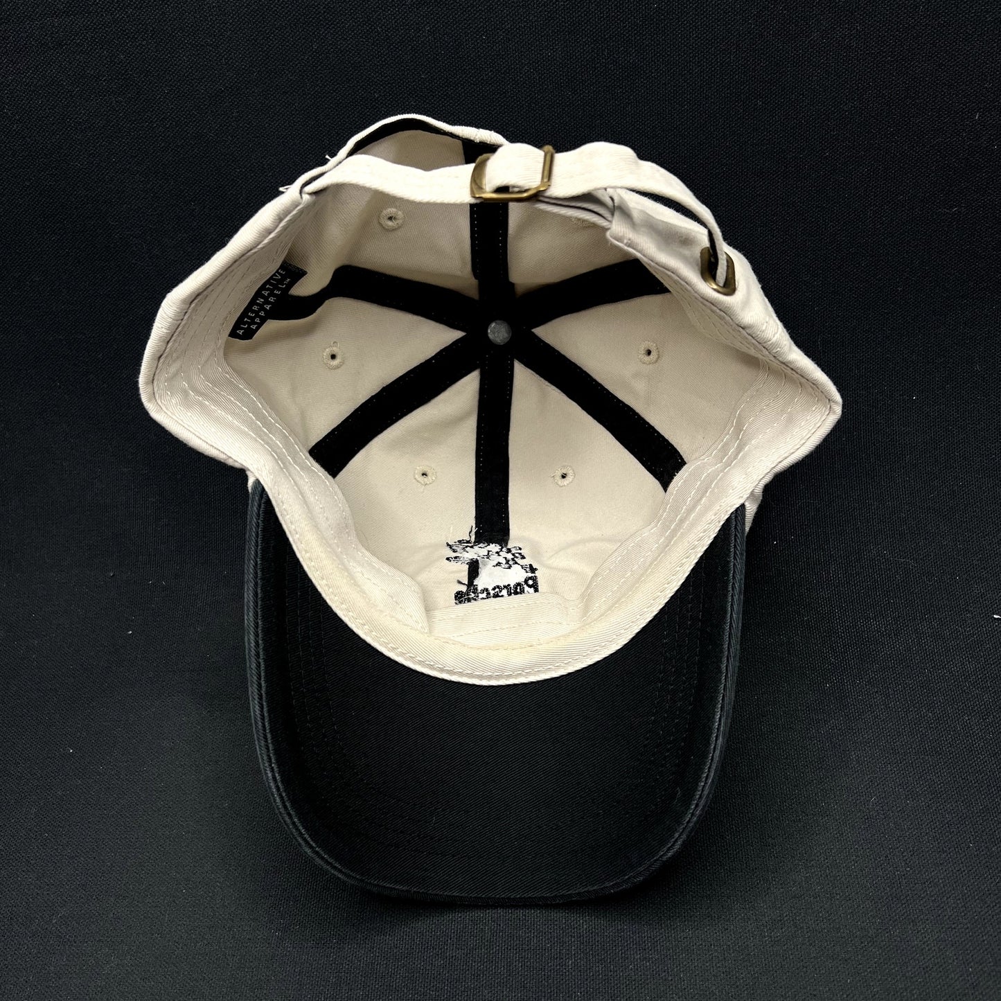 Porsche Driving Experience Strapback Hat Black White Alternative Apparel